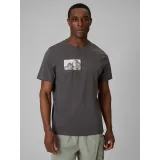 Pánské tričko s krátkým rukávem 4F TSHIRT M3321-24S-MIDDLE GREY · záber 2