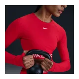 Dámské tréninkové tričko s dlouhým rukávem NIKE PRO PRO DF 365 CROP LS-657-Red · záber 4