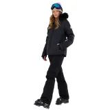 Dámska lyžiarska bunda FUNDANGO Elyra Fur Padded Jacket-905- black embossed · záber 4