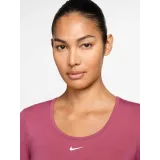 Dámské tréninkové tričko s dlouhým rukávem NIKE PRO W NP DF LS TOP GG SHINE SWEET BEET RUSH MAROON WHITE · záber 4