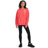 Dámská zateplená mikina UNDER ARMOUR Essential Fleece OS Crew-RED · záber 4