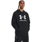 Pánská zateplená mikina s kapucí UNDER ARMOUR UA Rival Fleece Logo HD-BLK · záber 1
