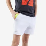 KUIKMA Chlapčenské tenisové šortky TSH100 biele 5-6 r (113-122 cm) · záber 1