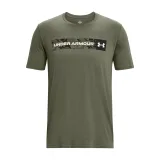 Pánské tričko s krátkým rukávem UNDER ARMOUR UA CAMO CHEST STRIPE SS-GRN · záber 5