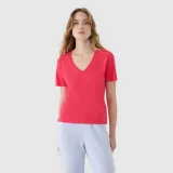 Dámské tričko oversize s modalem - růžové · záber 1