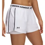 Dámské tréninkové kraťasy UNDER ARMOUR Tech Play Up 2in1 Shorts-WHT · záber 3