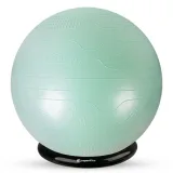 Gymnastická lopta inSPORTline Stretch Ball 65 cm so základňou BallBase - Farba: tyrkysová · záber 1