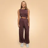 BeastPink Women‘s Breeze Cropped Top Mulberry - Velikost: XS | Barva: Fialová | Hmotnost: 0,1109 kg | Balení: 105 · záber 5