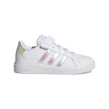 Dívčí rekreační obuv ADIDAS GRAND COURT 2.0 EL FTWWHT IRIDES FTWWHT · záber 2