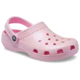 Kroksy (rekreační obuv) CROCS Classic Glitter Clog flamingo · záber 1