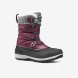 QUECHUA Dámske zimné nepremokavé čižmy NH500 fialové 37 · záber 1