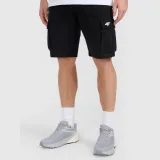 Unisex casual cargo kraťasy 4F x Drift Masters - černé · záber 2