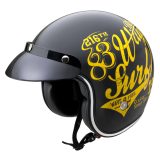 Moto prilba W-TEC Café Racer - Veľkosť: 53-54, XS | Farba: 3Ways Surf · záber 1