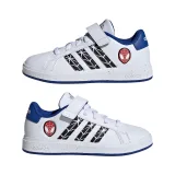 Chlapecká rekreační obuv ADIDAS Marvel Spider-Man Grand Court white core black royal blue · záber 4