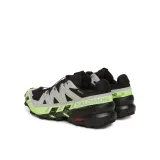 Pánská běžecká trailová obuv SALOMON Speedcross 6 GTX M black alloy green gecko · záber 4