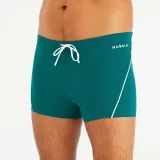 DECATHLON Pánske boxerkové plavky 100 Plus zelené S · záber 2