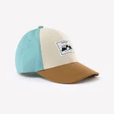 QUECHUA Detská turistická šiltovka MH100 Kid modro-hnedá 48-52 cm · záber 1