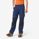 QUECHUA Detské odopínateľné turistické nohavice MH500 7-15 r. modré 10-11 r (141-150 cm) · záber 1