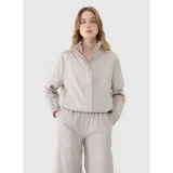 Dámská bunda 4F JACKET-WSS25TJACF190-83S-BEIGE · záber 5