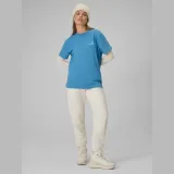 Dámské loose tričko s potiskem - tmavě modré · záber 2
