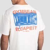 GymBeam Budapest T-shirt Cream - Méret: L | Szín: Krém | Tömeg: 0,2346 g | Csomag: 37 · záber 5