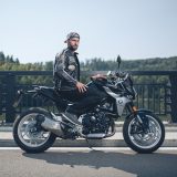 Kožené moto rukavice W-TEC Dahmer - Veľkosť: L · záber 2