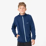 KIPRUN Detská vetruvzdorná bežecká bunda Wind Jacket tmavomodrá 10-11 r (141-150 cm) · záber 1