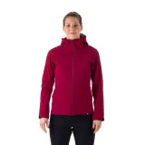 Dámská turistická softshellová bunda NORTHFINDER ASHLEE-510-cherry · záber 2
