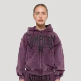 GymBeam Dámská mikina Abyss Raisin - Velikost: XS | Barva: fialová | Pohlavie: Dámské | Hmotnost: 0,64 kg | Balení: 32 · záber 7
