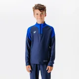 KIPSTA Detská futbalová mikina VIRALTO CLUB 1/2 zips modrá 5-6 r (113-122 cm) · záber 1