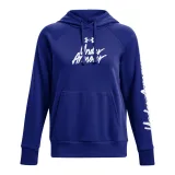 Dámská zateplená tréninková mikina s kapucí UNDER ARMOUR UA Rival Fleece Graphic Hdy-Royal BLU · záber 5