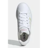 Dievčenská rekreačná obuv ADIDAS Grand Court 3.0 Jr cloud white iridescent almost pink · záber 4