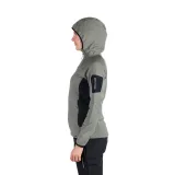 Dámská turistická mikina se zipem NORTHFINDER MARCELLA-807lightgreenblack · záber 2