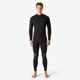 DECATHLON Pánska kombinéza na surf 100 neoprén 4/3 mm čierna L · záber 1