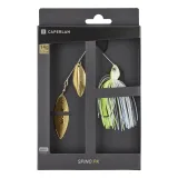 CAPERLAN Nástraha Spinnerbait Spino PK 14 g biela/žltozelená bez · záber 2
