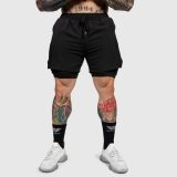 Funkčné šortky Iron Aesthetics SweatPro 2in1, čierne · záber 4