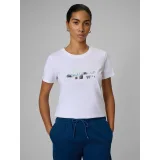 Dámske turistické tričko s krátkym rukávom 4F TSHIRT F2775-10S-WHITE · záber 2