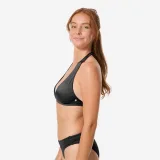 DECATHLON Vrchný diel plaviek na surfovanie so šatkovým strihom Cora čierny XS-S · záber 2