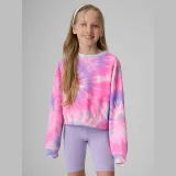 Dívčí loose tepláková mikina bez kapuce - multicolor · záber 1