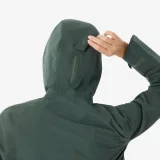 QUECHUA Dámska nepremokavá turistická parka NH500 zelená 3XL · záber 2