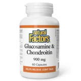 NATURAL FACTORS Glukozamín + chondroitín 900 mg 60 kapsúl · záber 2