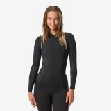 DECATHLON Dámsky top s UV ochranou 900 Lou Eclipse dlhý rukáv čierny L · záber 1
