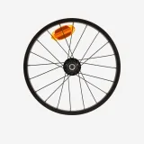 BTWIN Zadné koleso na detský 16" palcový bicykel s voľnobežkou 11 zubov čierne bez · záber 1