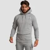 GymBeam Mikina TRN Hoodie Grey - Barva: sivá | Hmotnost: 0,754 kg | Balení: 26 · záber 2