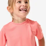 DECATHLON Detské tričko na plávanie s UV ochranou ružové 12 m (73-75 cm) · záber 2