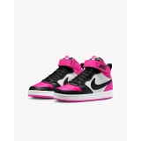 Dívčí vycházková obuv NIKE Court Borough Mid 2 Jr white black fierce pink · záber 3
