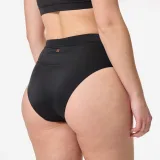 DECATHLON Spodný diel dámskych plaviek s vysokým pásom Rosa čierny XS-S · záber 2