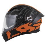 Cassida Orbit Multivers čierna matná/oranžová/šedá/biela XS (53-54) · záber 2