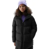 Dívčí bunda 4F JUNIOR DOWN JACKET-JAW23TDJAF268-21S-BLACK · záber 1