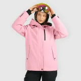 Dámská snowboardová bunda membrána 15000 - růžová · záber 1